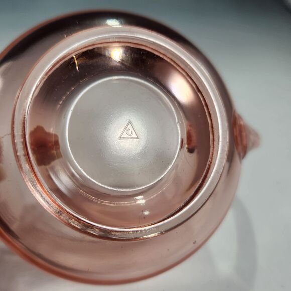 VTG Cambridge Glass Pink Creamer & Open Sugar Set #138 Elegant Era 1927 - USA - Picture 9 of 10